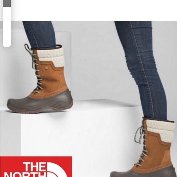 New The North Face Shellista II Mid Boots Women’s Sweater Boots size 8.5 - Picture 2 of 6